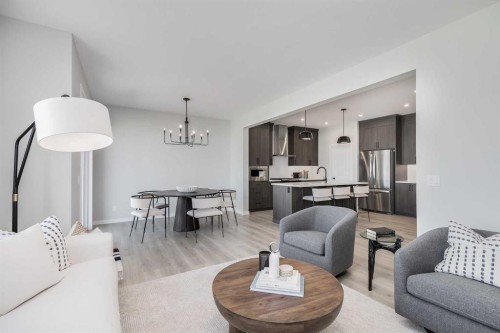 4058 Sawgrass Street Nw, Airdrie, AB - Indoor Photo Showing Living Room