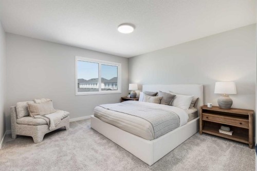 4058 Sawgrass Street Nw, Airdrie, AB - Indoor Photo Showing Bedroom
