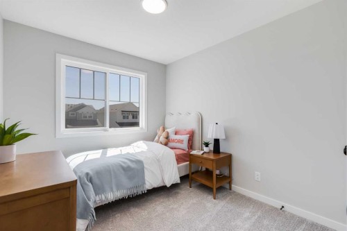 4058 Sawgrass Street Nw, Airdrie, AB - Indoor Photo Showing Bedroom