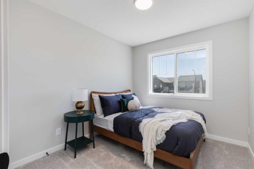 4058 Sawgrass Street Nw, Airdrie, AB - Indoor Photo Showing Bedroom