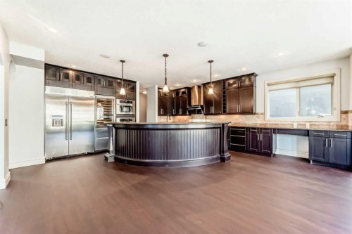 38 Aspen Meadows Park Sw, Calgary, AB - Indoor Photo Showing Kitchen With Upgraded Kitchen