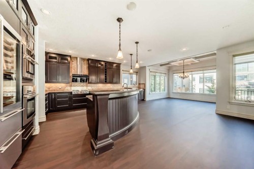 38 Aspen Meadows Park Sw, Calgary, AB - Indoor Photo Showing Kitchen With Upgraded Kitchen