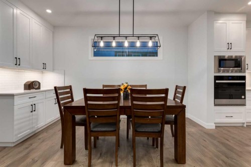 108 Harmony Circle, Rural Rocky View County, AB - Indoor Photo Showing Dining Room