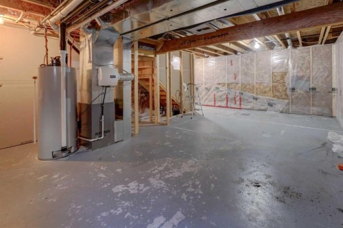 136 Evansborough Way Nw, Calgary, AB - Indoor Photo Showing Basement