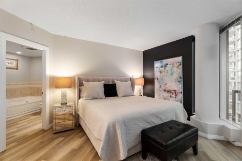 501-837 2 Avenue Sw, Calgary, AB - Indoor Photo Showing Bedroom