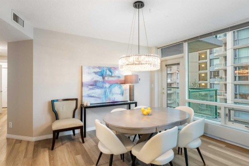 501-837 2 Avenue Sw, Calgary, AB - Indoor Photo Showing Dining Room