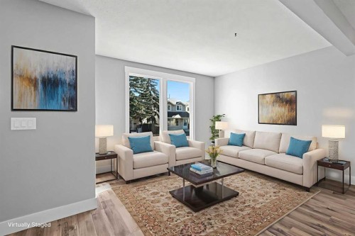 128 Castlegreen Close Ne, Calgary, AB - Indoor Photo Showing Living Room