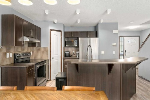 210 Cranberry Place Se, Calgary, AB - Indoor Photo Showing Kitchen With Upgraded Kitchen