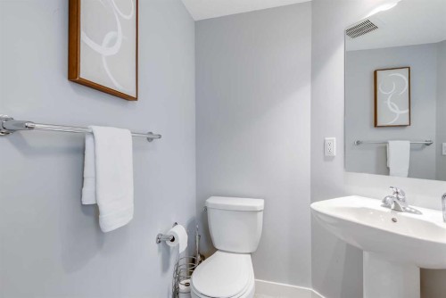 1037 Chinook Gate Heath Sw, Airdrie, AB - Indoor Photo Showing Bathroom