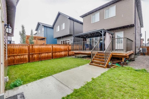 1037 Chinook Gate Heath Sw, Airdrie, AB - Outdoor With Deck Patio Veranda