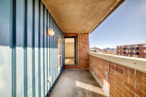 605-1414 12 Street Sw, Calgary, AB - Outdoor With Balcony With Exterior