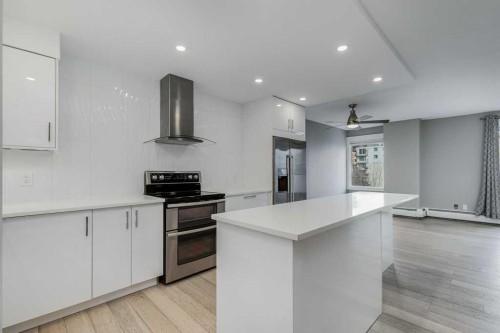 404-1208 14 Avenue Sw, Calgary, AB - Indoor Photo Showing Kitchen