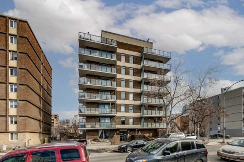 404-1208 14 Avenue Sw, Calgary, AB - Outdoor With Balcony With Facade