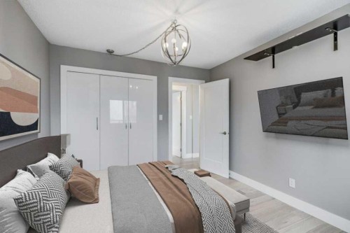 404-1208 14 Avenue Sw, Calgary, AB - Indoor Photo Showing Bedroom