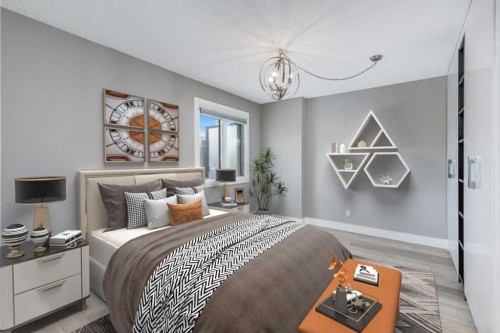 404-1208 14 Avenue Sw, Calgary, AB - Indoor Photo Showing Bedroom