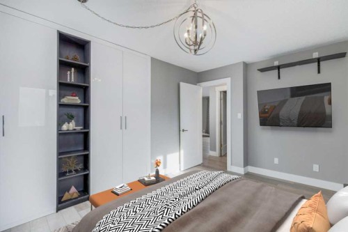 404-1208 14 Avenue Sw, Calgary, AB - Indoor Photo Showing Bedroom