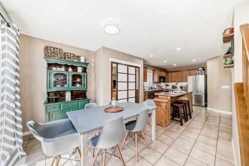 423 Morningside Way Sw, Airdrie, AB - Indoor Photo Showing Dining Room