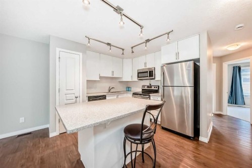 165 Auburn Meadows Walk Se, Calgary, AB - Indoor Photo Showing Kitchen With Upgraded Kitchen