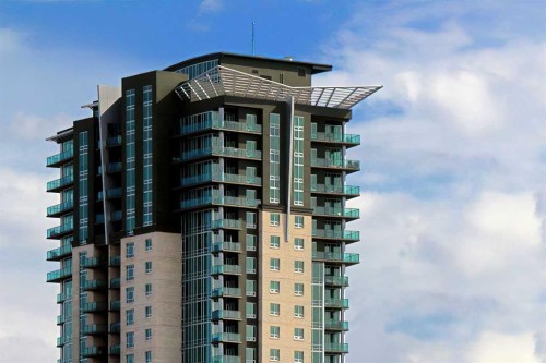 2010-210 15 Avenue Se, Calgary, AB - Outdoor With Balcony With Facade
