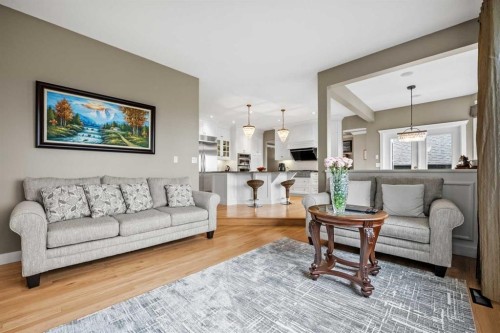136 Patrick View Sw, Calgary, AB - Indoor Photo Showing Living Room