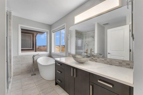 11 Saddlebrook Way Ne, Calgary, AB - Indoor Photo Showing Bathroom