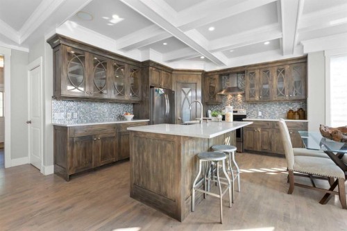 13003 Township Road 265, Rural Rocky View County, AB - Indoor Photo Showing Kitchen With Upgraded Kitchen