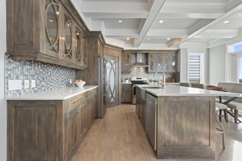 13003 Township Road 265, Rural Rocky View County, AB - Indoor Photo Showing Kitchen With Upgraded Kitchen
