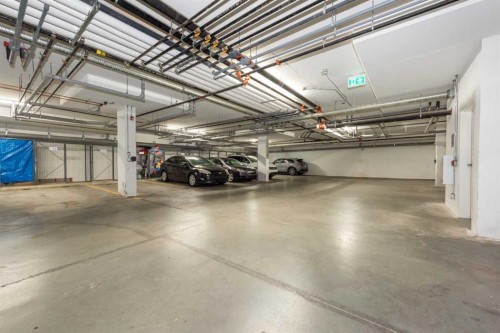 1105-200 Seton Circle Se, Calgary, AB - Indoor Photo Showing Garage