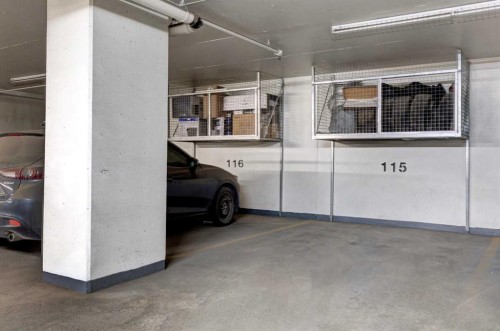 2108-930 6 Avenue Sw, Calgary, AB - Indoor Photo Showing Garage