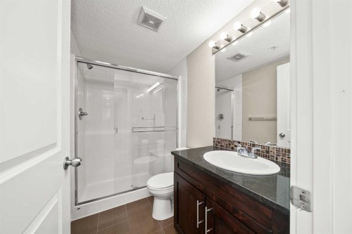 3309-403 Mackenzie Way Sw, Airdrie, AB - Indoor Photo Showing Bathroom
