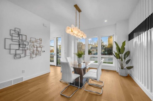 3404 2 Street Nw, Calgary, AB - Indoor Photo Showing Dining Room