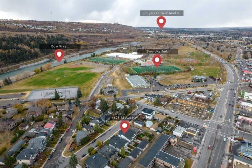 4628 15 Avenue Nw, Calgary, AB - Outdoor With View