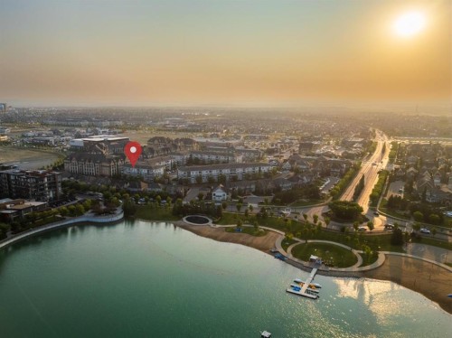 2105-11 Mahogany Row Se, Calgary, AB - Outdoor With Body Of Water With View