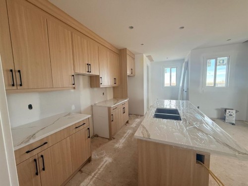 1929 Mccaskill Drive, Crossfield, AB - Indoor Photo Showing Kitchen With Double Sink