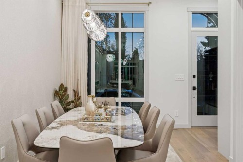 1330 8 Avenue Se, Calgary, AB - Indoor Photo Showing Dining Room