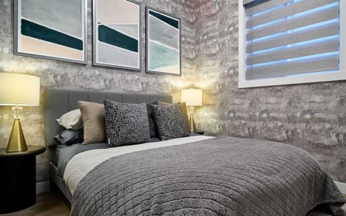 192 Creekstone Circle Sw, Calgary, AB - Indoor Photo Showing Bedroom