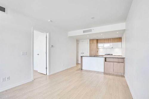 205-128 2 Street Sw, Calgary, AB - Indoor Photo Showing Kitchen