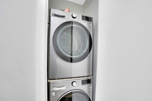 205-128 2 Street Sw, Calgary, AB - Indoor Photo Showing Laundry Room