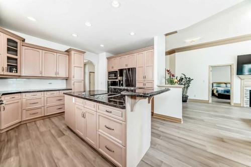 29 Simcoe Gate Sw, Calgary, AB - Indoor Photo Showing Kitchen With Upgraded Kitchen