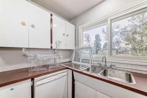 1403 19 Street Ne, Calgary, AB - Indoor Photo Showing Kitchen With Double Sink