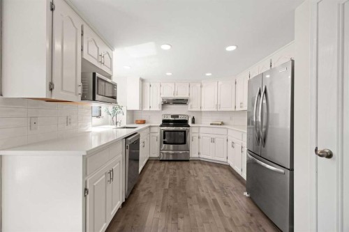 34 Sunhaven Link Se, Calgary, AB - Indoor Photo Showing Kitchen With Stainless Steel Kitchen With Upgraded Kitchen