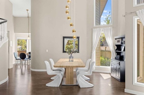 34 Sunhaven Link Se, Calgary, AB - Indoor Photo Showing Dining Room