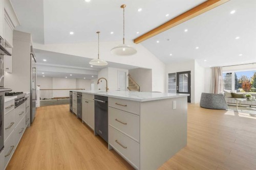 1016 Mapleglade Drive Se, Calgary, AB - Indoor Photo Showing Kitchen With Upgraded Kitchen