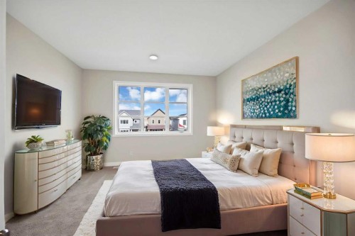 5077 Harmony Circle, Rural Rocky View County, AB - Indoor Photo Showing Bedroom
