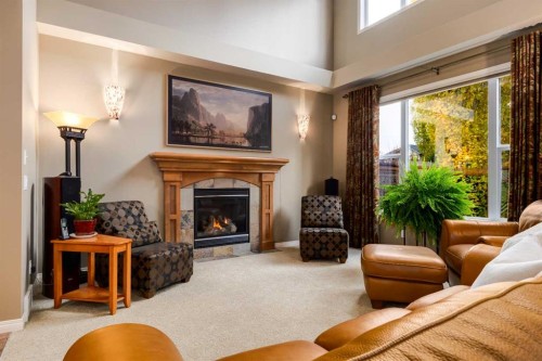 11756 Valley Ridge Boulevard Nw, Calgary, AB - Indoor Photo Showing Living Room With Fireplace