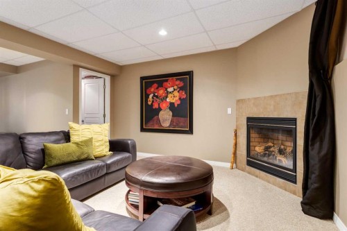 11756 Valley Ridge Boulevard Nw, Calgary, AB - Indoor Photo Showing Living Room With Fireplace