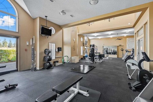 240-30 Sierra Morena Landing Sw, Calgary, AB - Indoor Photo Showing Gym Room