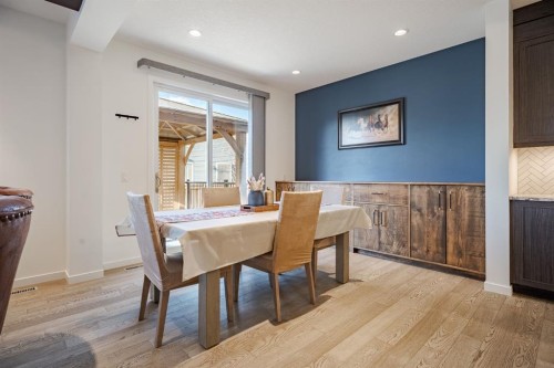 55 Legacy Woods Bay Se, Calgary, AB - Indoor Photo Showing Dining Room