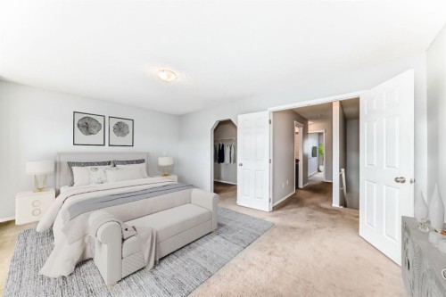 104 Country Village Lane Ne, Calgary, AB - Indoor Photo Showing Bedroom