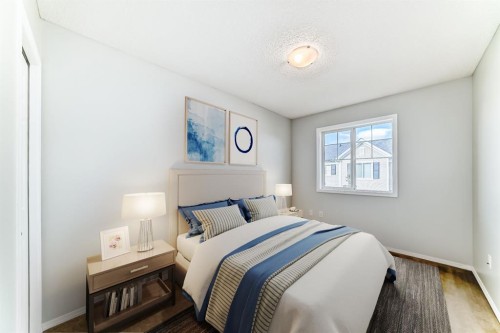 104 Country Village Lane Ne, Calgary, AB - Indoor Photo Showing Bedroom